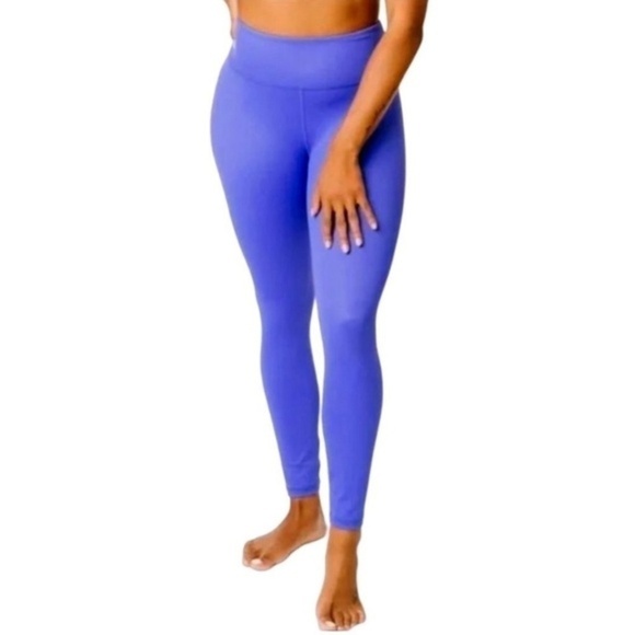 Zyia Active Majestic Purple Vibrations Light n Tight Hi-Rise Leggings 7/8‎ - Picture 1 of 8